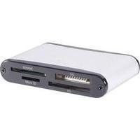 External memory card reader USB 2.0 Renkforce CR12e-A Silver