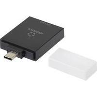 External memory card reader USB-C Renkforce CR39e-USB Black