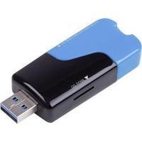 external memory card reader usb 30 renkforce cr29e k blue black