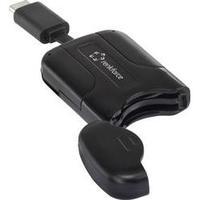 External memory card reader USB-C Renkforce Black