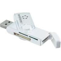 External memory card reader USB 2.0 Renkforce CR07e-K White