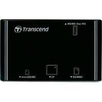 External memory card reader USB 2.0 Transcend P8 Black
