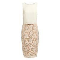 Explosion London Tiered Lace Pencil Dress