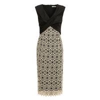 Explosion London Midi Dress With Crochet Lace Detail