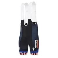 Extra Large Blue Men\'s Santini Team Boels American Champion Bib Shorts