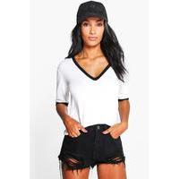 extreme rip denim hotpants black