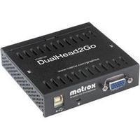 External graphics card Matrox Dual-Head2Go Analog Edition No. of supported monitors: 2