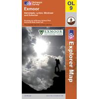 exmoor os explorer active map sheet number ol9