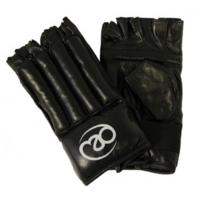 Extra Large Leather Fingerless Bag Gloves