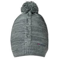 extremities cable knit beanie hat one size grey