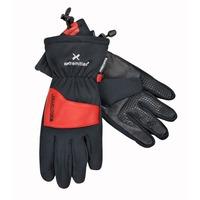 extremities windy pro glove blackred size small