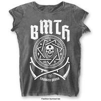 extra small charcoal grey ladies bring me the horizon crooked young t  ...