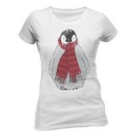Extra Small Women\'s Christmas Penguin T-shirt