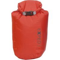 exped bright fold drybag red 8l