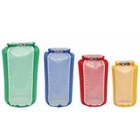 EXPED FOLD DRYBAG CLEAR SIGHT (SET OF 4 SIZES/1 OF EACH COLOUR)