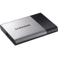 External SSD hard drive 500 GB Samsung Portable T3 Silver-black USB-C USB 3.1