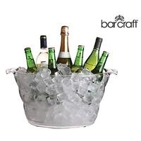 Extra Large Clear Acrylic Oval Drinks Pail Cooler