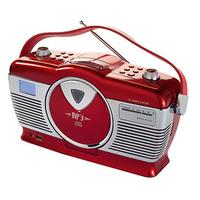 Exclusive Retro CD/Radio/MP3 Player