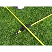 eyeline golf practice t alignment rod system