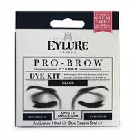 Eylure Pro-Brow Dyebrow Dye kit Black 12 applications