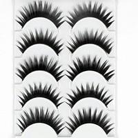 eyelashes lash eyelash thick natural long volumized thick fiber