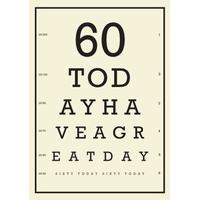 Eye Chart 50th Birthday | 50th Birthday Card | BB1059