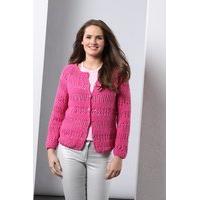 eyelet tee and cardigan in stylecraft malabar 9146