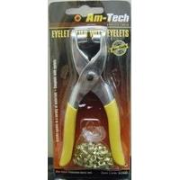 eyelet plier with eyelets