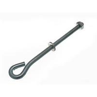 Eye Bolt with Nuts and Washers M10 X 200MM Bzp Weatherproof ( pack of 25 )