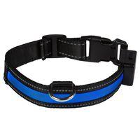 Eyenimal Light Collar USB - Blue - Size L: 49 - 61cm neck circumference