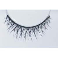 Eye Lash Set Glitter Crossed Black