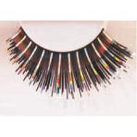 Eye Lash Set Holographic Black & Silver