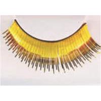 eye lash set metallic gold