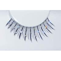 Eye Lash Set Pearls On Black Lashes