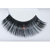 eye lash set pearly cross long black