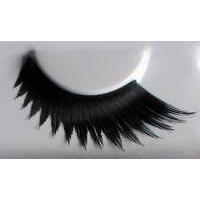 Eye Lash Set Serrated Diagonal Black Log