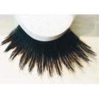 eye lash set serrated black long