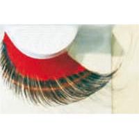 Eye Lash Set Fun Black & Red Long