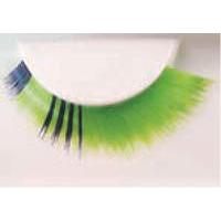 eye lash set fun black green