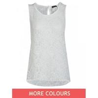 EYELASH LACE SHELL VEST