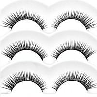 eyelashes lash eyelash thick natural long volumized thick fiber