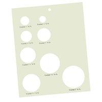 EZ Quilting Small Yo Yo Template Sheet 275975