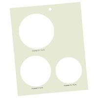 ez quilting large yo yo template sheet 275974