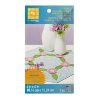 ez five petal flower plastic quilting template