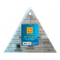 ez 60 degree triangle acrylic quilting template