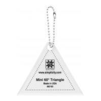 EZ Mini 60 Degree Triangle Quilting Template Keychain