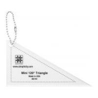 ez mini 120 degree triangle quilting template keychain