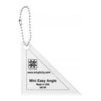 ez mini easy angle quilting template keychain