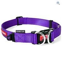EzyDog Double Up Dog Collar (M) - Colour: Purple