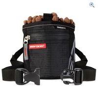 ezydog snakpak treat bag colour black